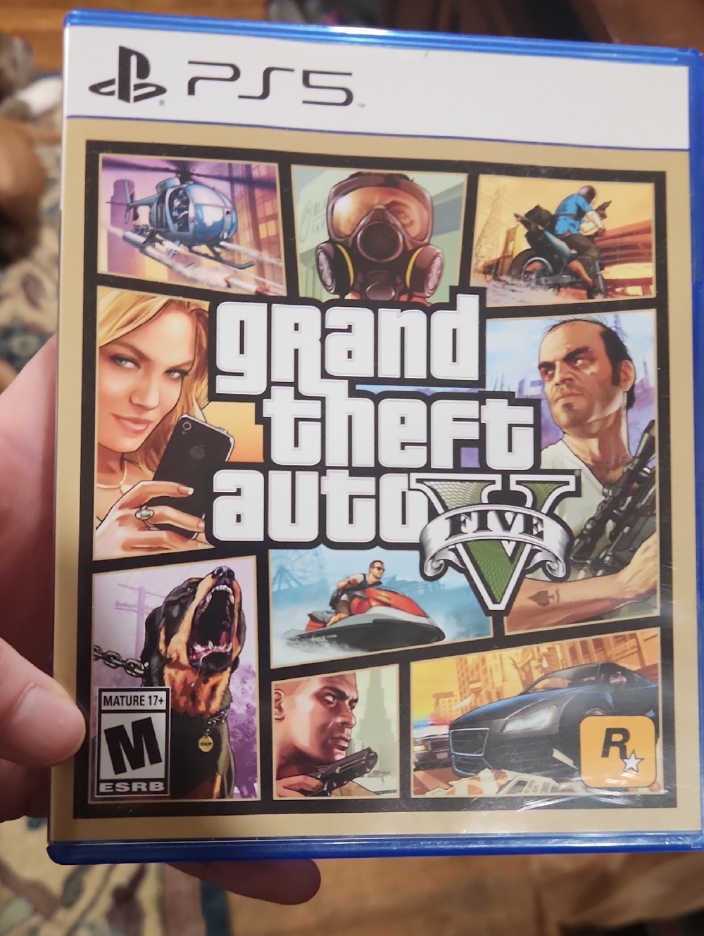 PlayStation 5 Grand Theft Auto V (White/Black) -